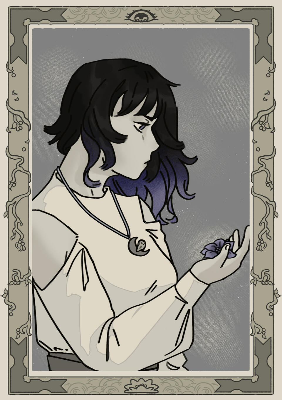 Half-body simple color exemple